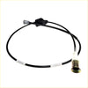 Black speedometer cable for datsun nissan navara d21 td25 1986-1997 with black connector and white heat shrink tubing
