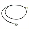 Black rubber-coated speedometer drive cable with metallic connectors and brass end cap for Toyota Hilux models