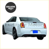 White chrysler 300 sedan with sleek spoiler lip on the back side for 2012-2018 models