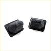 Black rubber spring bumper support with textured worn surface and rectangular base for mitsubishi triton l200 2wd
