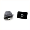 Spring bumper support for mitsubishi triton l200 strada 2wd 2005-2015 black rubber cover with hex bolt and mounting plate