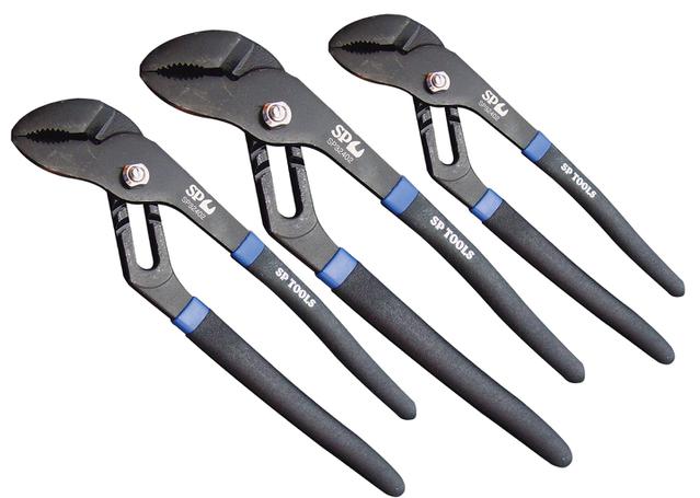 SP Tools Plier Set 3Pc Multigrip (Adjustable Joint)
