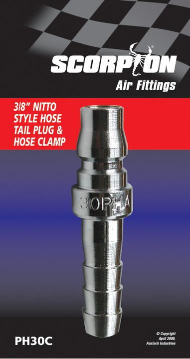 SP Tools Nitto Style 3/8 Hose Barb Carded