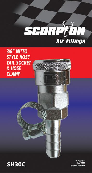 SP Tools Nitto Style 3/8 Hose Coupler Carded
