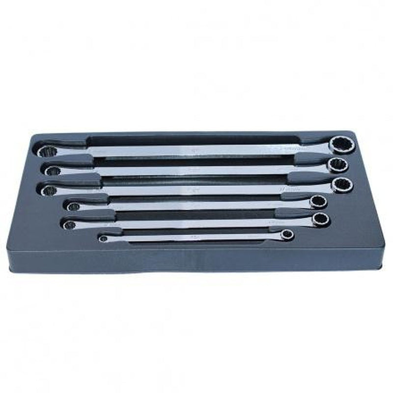 SP Tools Spanner Set Flat Ring Metric 6Pc