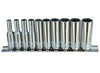 SP Tools Socket Rail 1/4"Dr 12PT 10Pc Metric Deep