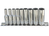 SP Tools Socket Rail 1/4"Dr 12PT 9Pc SAE Deep