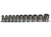 SP Tools Socket Rail 1/2"Dr 12PT 11Pc SAE
