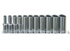 SP Tools Socket Rail 1/2"Dr Deep 12PT 11Pc SAE