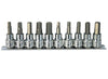 SP Tools Socket Rail 1/4" & 3/8"Dr 10Pc Inhex SAE