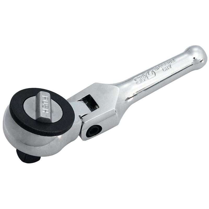 SP Tools Ratchet Stubby Flexhead 1/2"Dr x 45Teeth