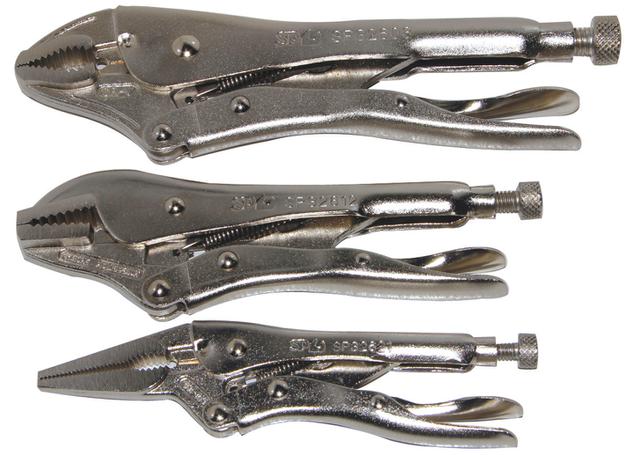 SP Tools Plier 3Pcs Set Locking Pliers