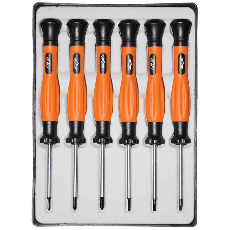 SP Tools Screwdriver Set 6Pc Mini Phillips/Slotted