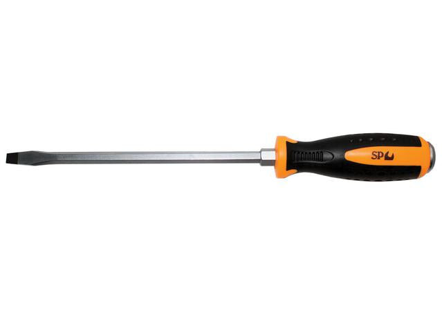 SP Tools Flat Blade Go Thru Slotted Screwdriver 6.5x150mm