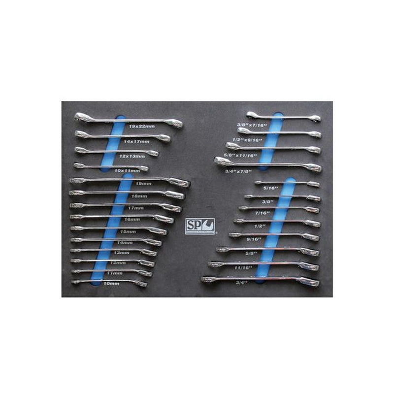 Sp Tools Eva Toolkit 26Pc Metric/Sae Flare & Geardrive