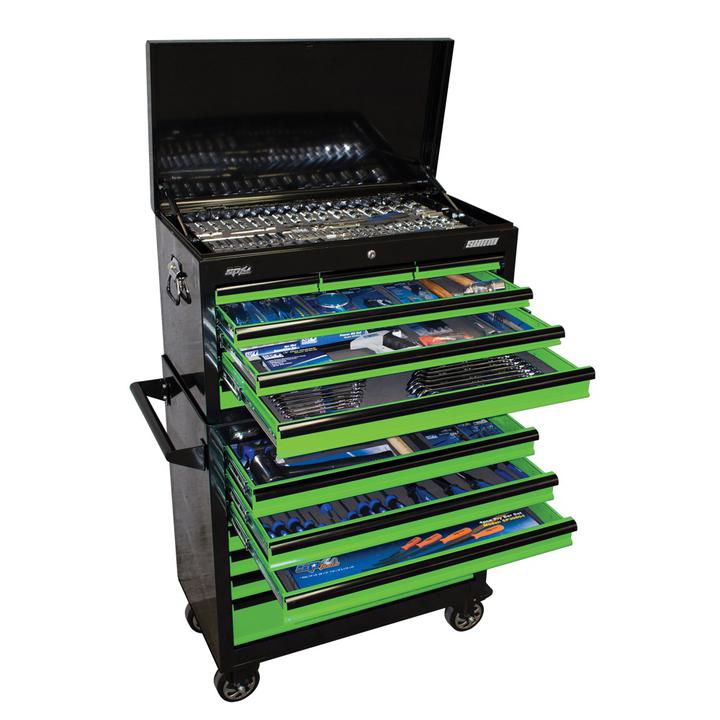 SP Tools Sumo Series Tool Kit 407 Pc Metric/SAE 14 Dr