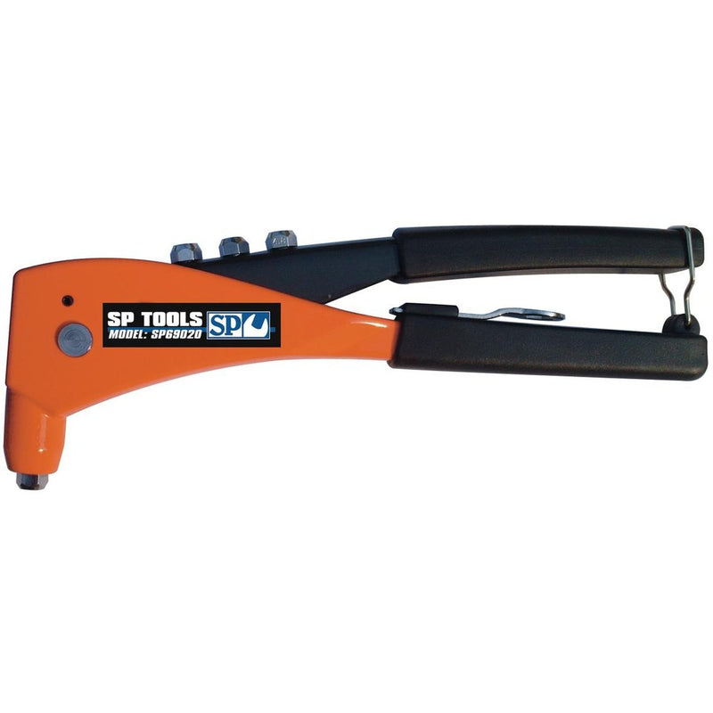 SP Tools Riveter Hand 2 Jaw Carbon Handle 3/16"Cap