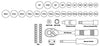 888 By SP Tools Socket Set 888 3/8" Dr 12PT Metric/SAE