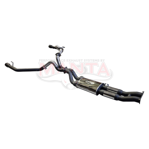 Manta Next Gen Ranger Raptor V6 Twin 3in Cat Back Exhaust