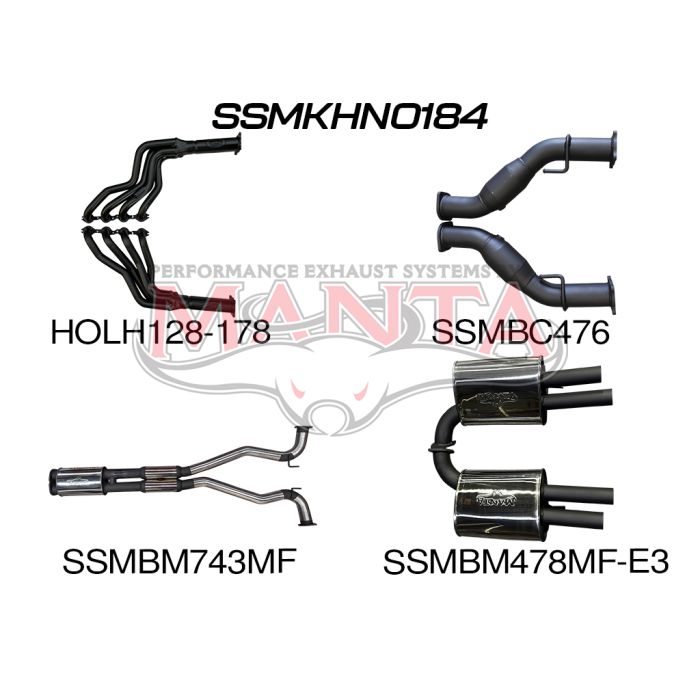Manta HSV VE E3 Sedan Wagon 3in With 1 7/8 in Extractors