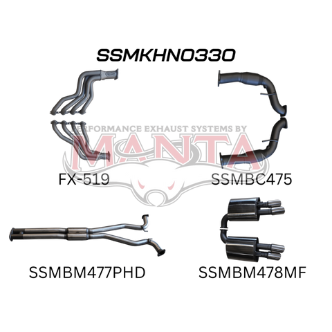 Manta VF V8 Sedan Wagon 3in With 1 7/8 in Extractors