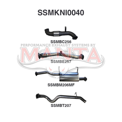Manta Patrol GU ZD30 Wagon With Cat & Muffler Exhaust