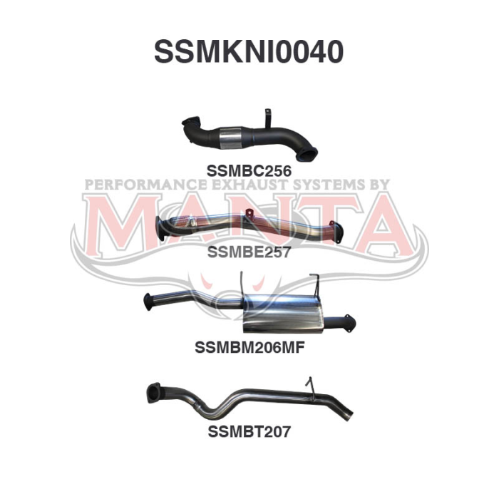 Manta Patrol GU ZD30 Wagon With Cat & Muffler Exhaust