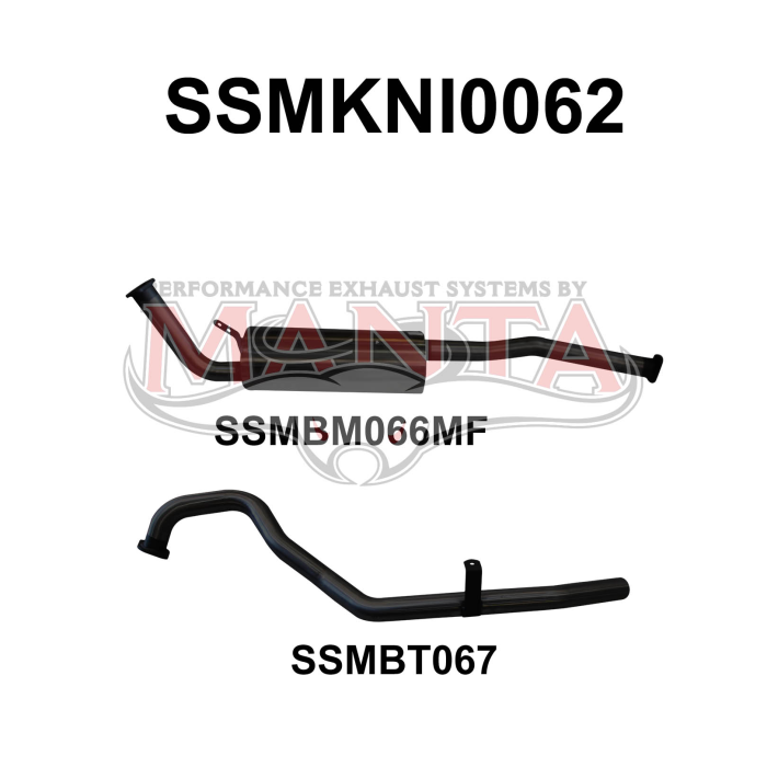 Manta Patrol GQ 4.2L 2.5in off OE ENG Pipe Exhaust System