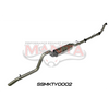 Manta Hilux KUN26R 3.0L D4D 3in Muffler With Cat Exhaust