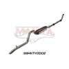Manta Hilux KUN26R 3.0L D4D 3in Muffler With Cat Exhaust