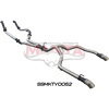 Manta VDJ200 3in Dual NO Cat, NO Muffler, Exit L & R
