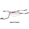 Manta VDJ200 3in Dual NO Cat, NO Muffler, Exit L & R