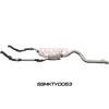 Manta VDJ200 3in Dual With Cat & Muffler, 4in Exit
