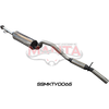 Manta Toyota Hilux 150 4.0L V6 2.5in Cat Back Exhaust