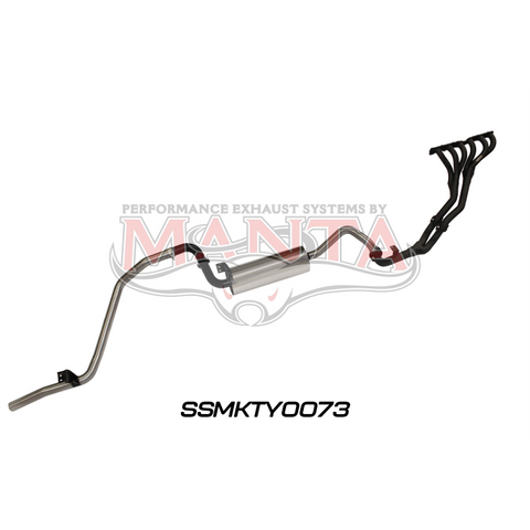 Manta Landcruiser FZJ80 4.5L Extractors & 2.5in Full