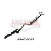 Manta Landcruiser FZJ80 4.5L Extractors & 2.5in Full