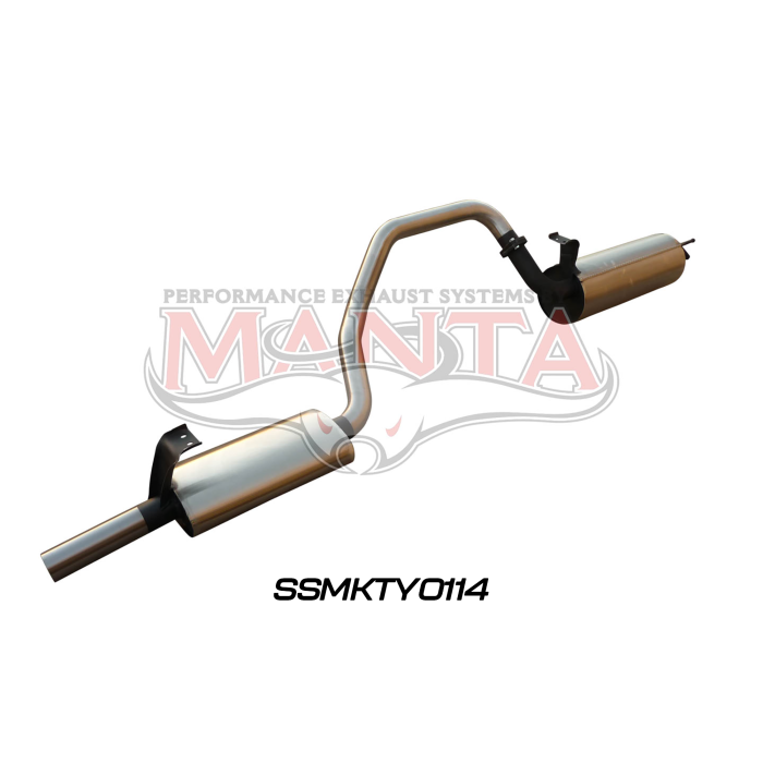 Manta FZJ105 2.5in off Extractors Muffler/Muffler Exhaust