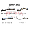 Manta VDJ79 Single & Dual Cab Ute 3in DPF Back WOM