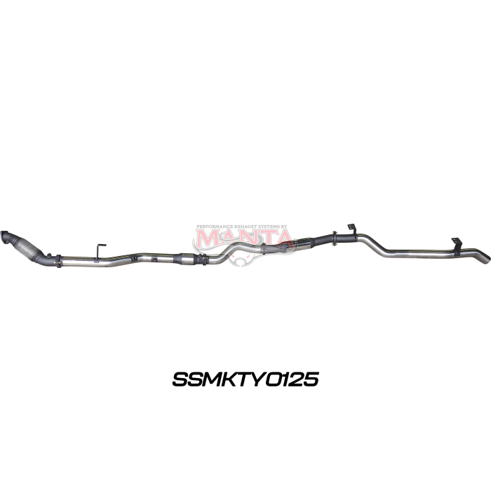 Manta VDJ79 V8 Ute 3in With Cat & Hotdog DPF Exhaust