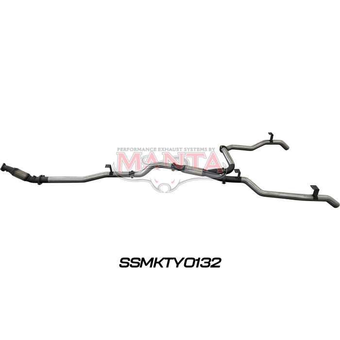 Manta VDJ79 V8 Ute Dual 3in NO Cat, With Hotdog DPF