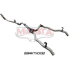 Manta VDJ79 V8 Ute Dual 3in NO Cat, With Hotdog DPF