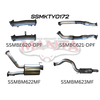 Manta VDJ200 DPF 3in Dual With Cat & Muffler 4in Tailpipe