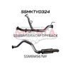 Manta VDJ200 2.5in Dual DPF Back To Single 3In, With Rear