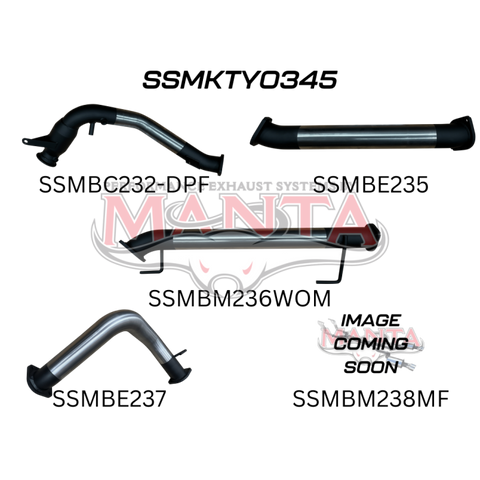 Manta Toyota Landcruiser 300 Series V6 3in Turbo Back