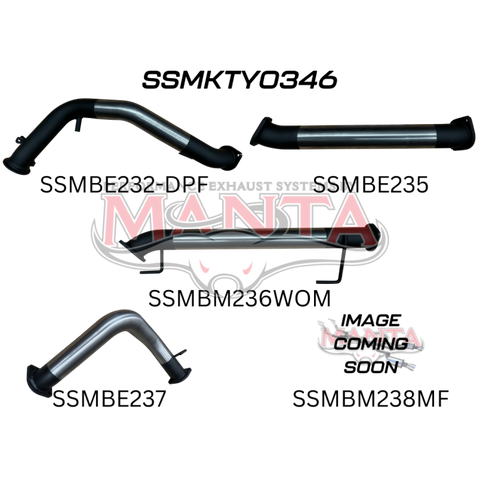Manta Toyota Landcruiser 300 Series V6 3in Turbo Back