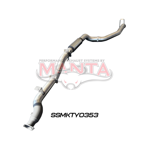 Manta VDJ79 Single & Dual Cab Ute 4in DPF Back for