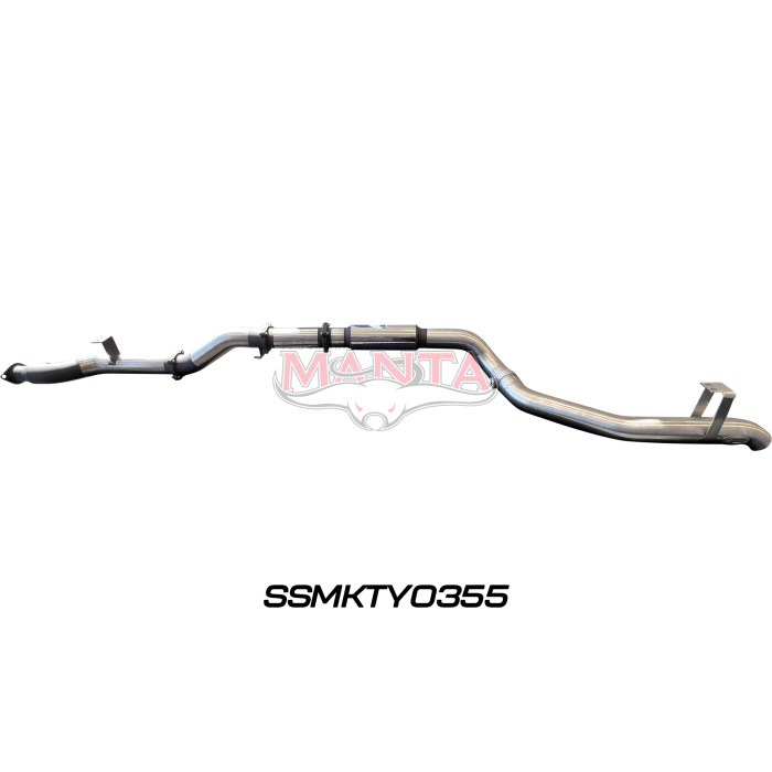 Manta VDJ79 Single & Dual Cab Ute 4in DPF Back for