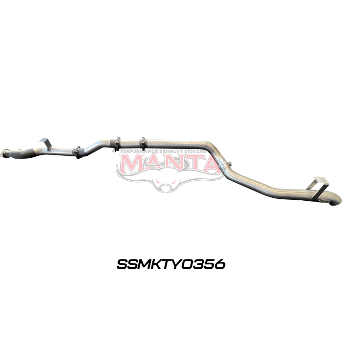 Manta VDJ79 Single & Dual Cab Ute 4in DPF Back for