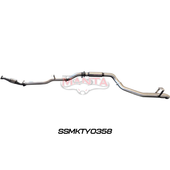 Manta VDJ79 Single & Dual Cab Ute 4in Turbo Back for
