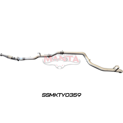 Manta VDJ79 Single & Dual Cab Ute 4in Turbo Back for